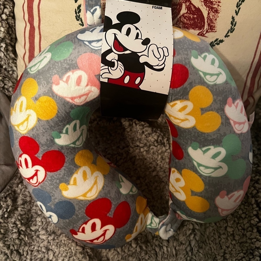 Disney- Mickey Mouse Neck Rest  NWT